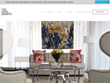 Tablet Screenshot of hotelsecreto.com